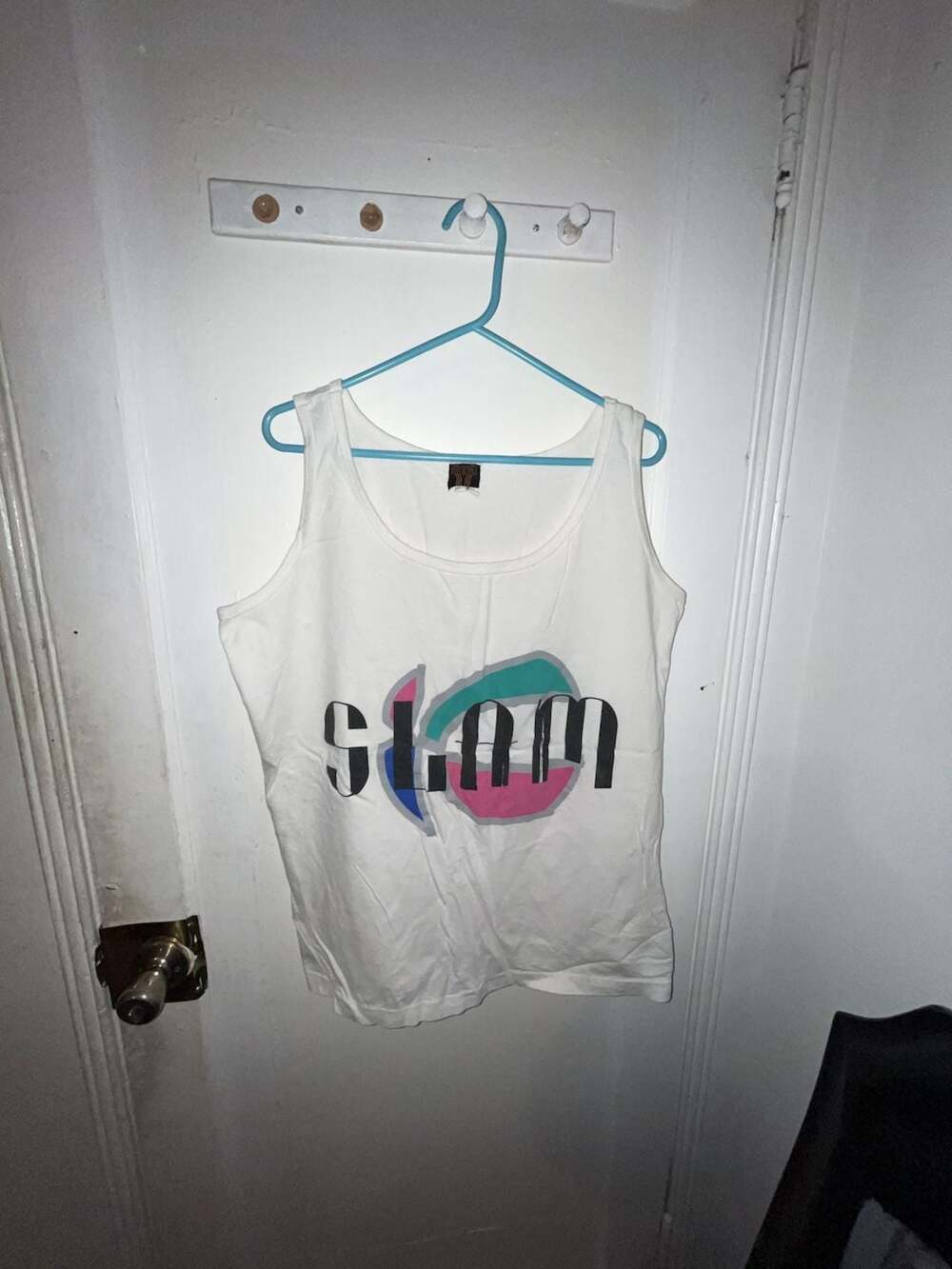 Body Details Slam Graphic Tank Top White